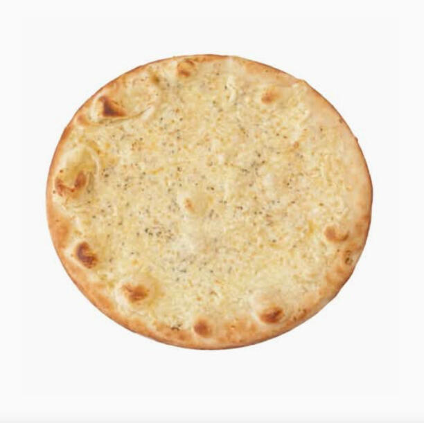 Cheese pie $6.50 Lebanese flatbread pie topped with melted cheese and a light sprinkle of black seeds.